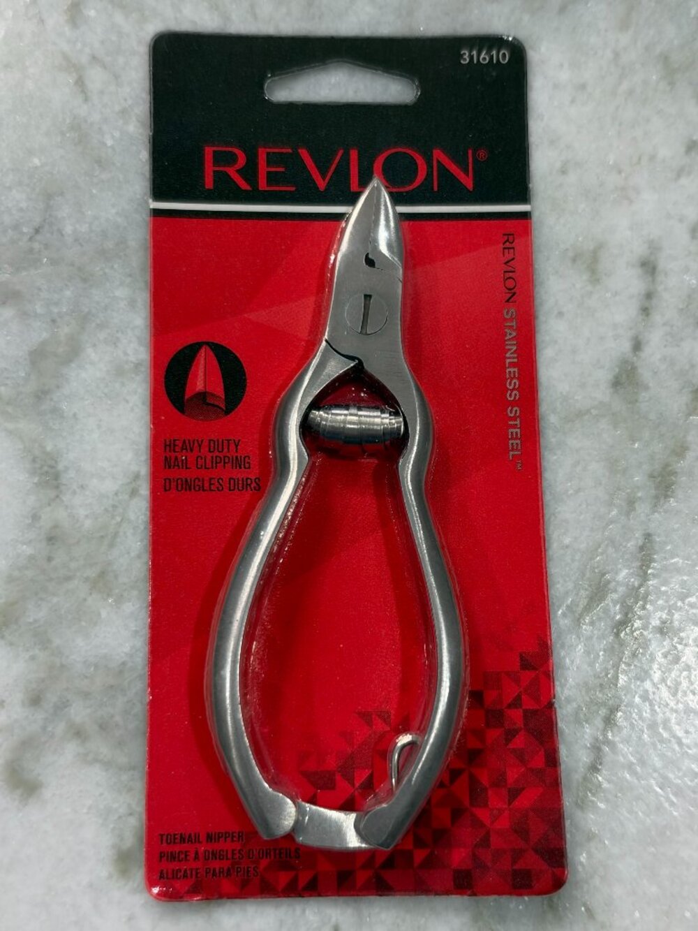 Revlon Heavy Duty Toenail Nipper 31610 - Stainless Steel